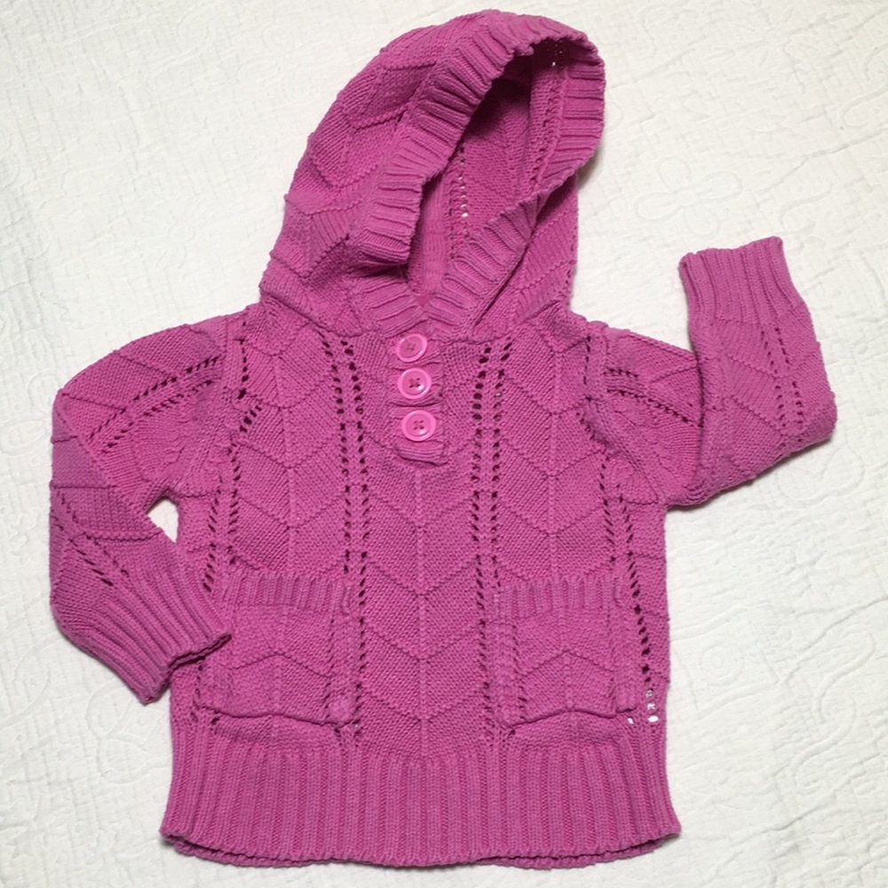 6-9m (4/$20) Knit Pullover Hoodie by The Children’s Place